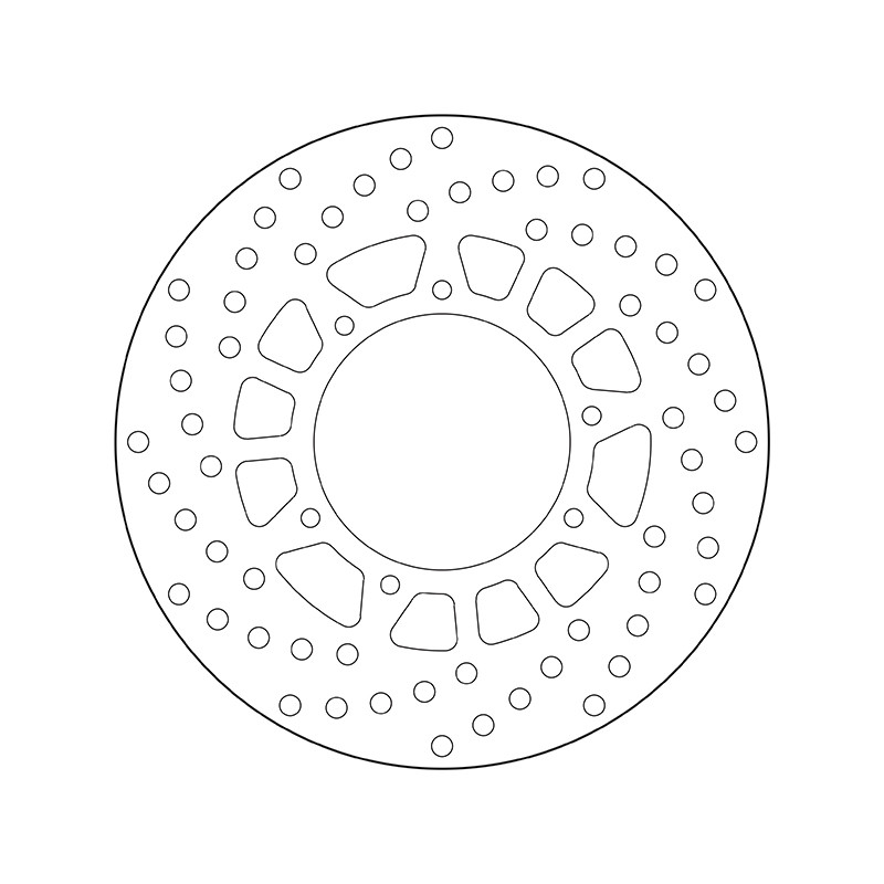 68.B407.42 SERIE ORO DISCO FRENI FISSO  | BREMBO 68B40742