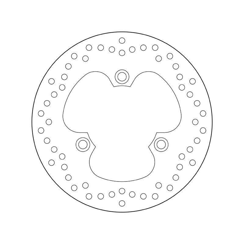 68.B407.43 SERIE ORO DISCO FRENI FISSO  | BREMBO 68B40743