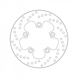 68.B407.44 SERIE ORO DISCO FRENI FISSO  | BREMBO 68B40744