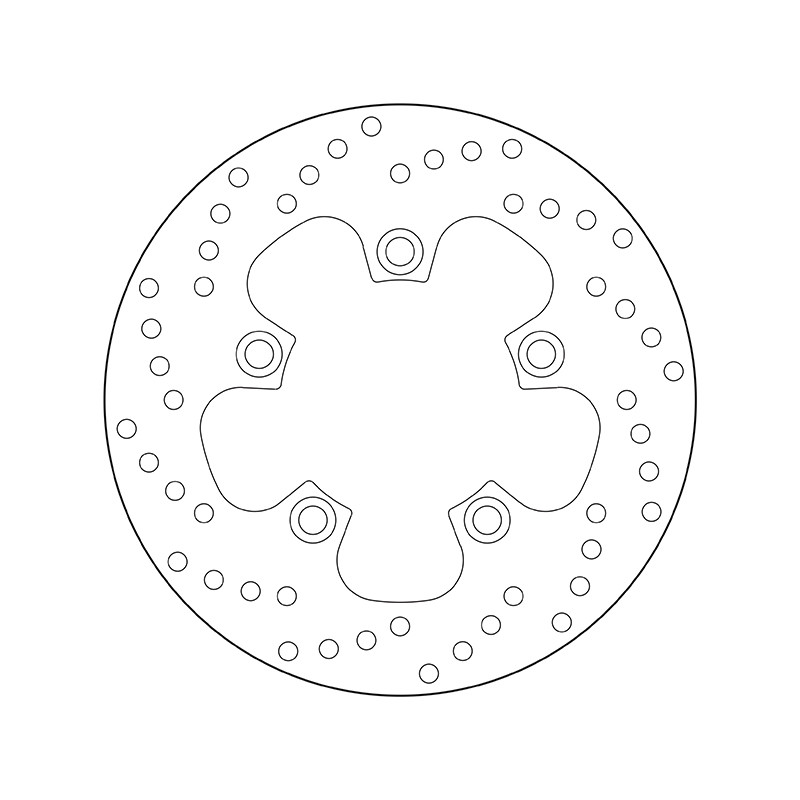 68.B407.44 SERIE ORO DISCO FRENI FISSO  | BREMBO 68B40744