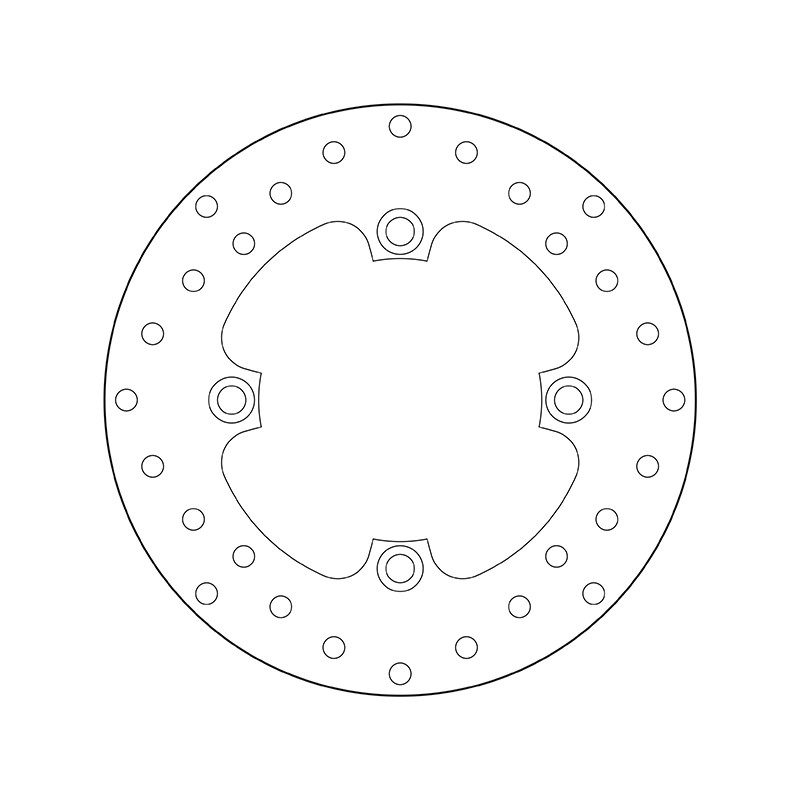 68.B407.66 SERIE ORO DISCO FRENI FISSO  | BREMBO 68B40766