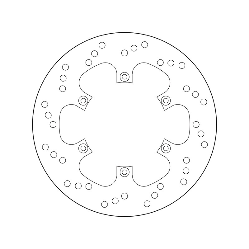 68.B407.81 SERIE ORO DISCO FRENI FISSO  | BREMBO 68B40781