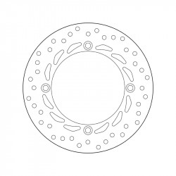 68.B407.A5 SERIE ORO DISCO FRENI FISSO  | BREMBO 68B407A5