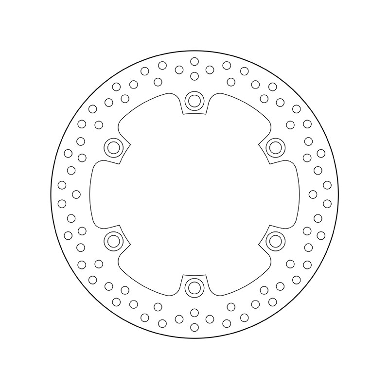 68.B407.A6 SERIE ORO DISCO FRENI FISSO  | BREMBO 68B407A6