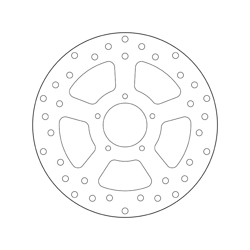 68.B407.A9 SERIE ORO DISCO FRENI FISSO  | BREMBO 68B407A9