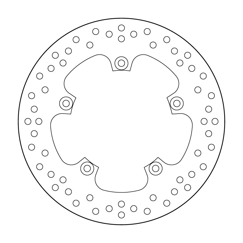 68.B407.C2 SERIE ORO DISCO FRENI FISSO  | BREMBO 68B407C2