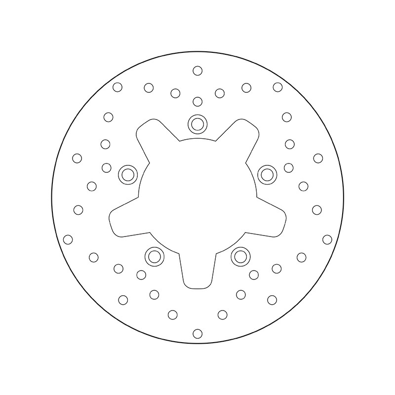 68.B407.E1 SERIE ORO DISCO FRENI FISSO  | BREMBO 68B407E1