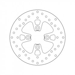 68.B407.G3 SERIE ORO DISCO FRENI FISSO  | BREMBO 68B407G3