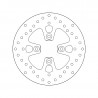 68.B407.G3 SERIE ORO DISCO FRENI FISSO  | BREMBO 68B407G3