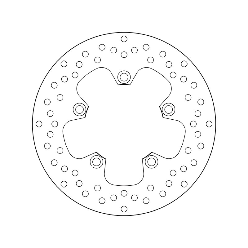 68.B407.H3 SERIE ORO DISCO FRENI FISSO  | BREMBO 68B407H3