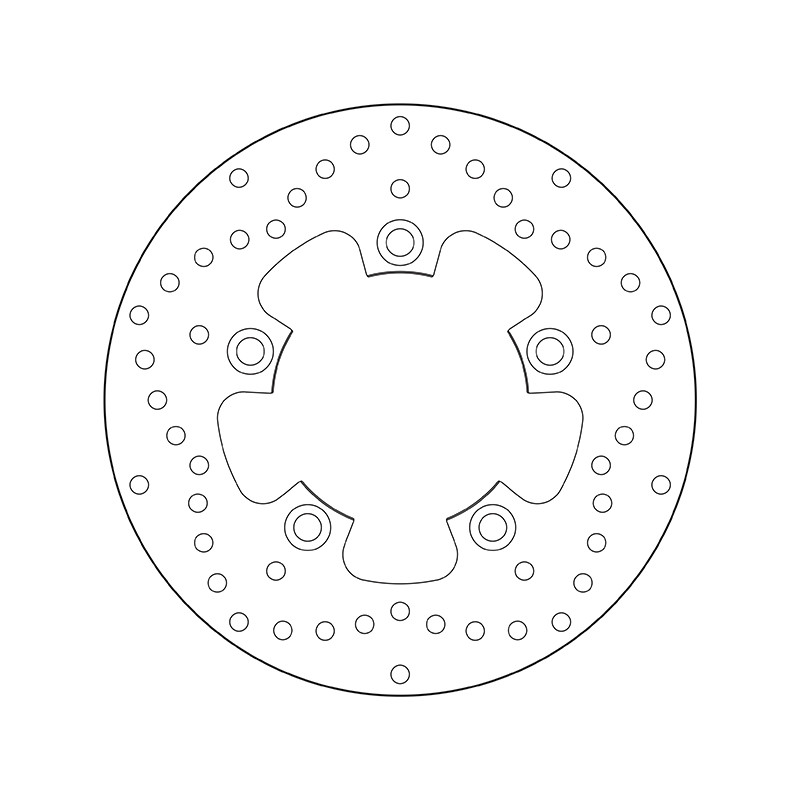 68.B407.J7 SERIE ORO DISCO FRENI FISSO  | BREMBO 68B407J7