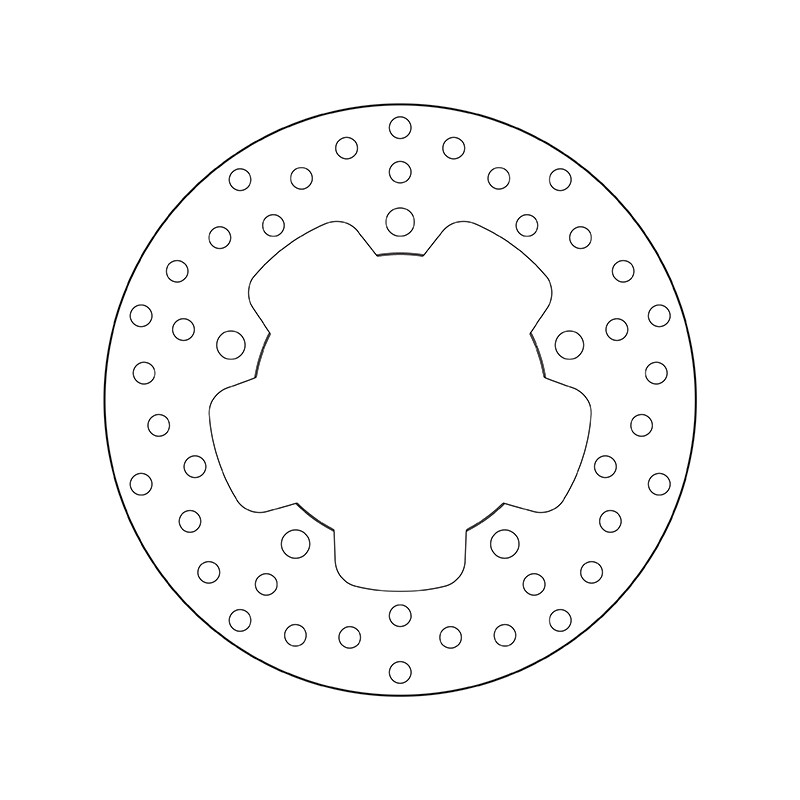 68.B407.J8 SERIE ORO DISCO FRENI FISSO  | BREMBO 68B407J8