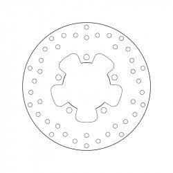 68.B407.N5 SERIE ORO DISCO FRENI FISSO  | BREMBO 68B407N5