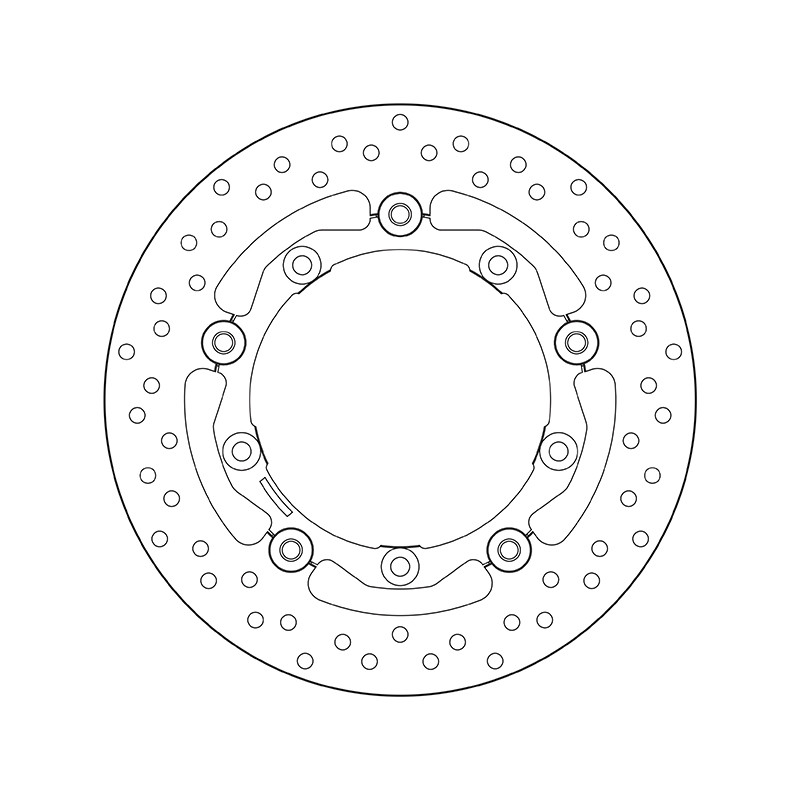 78.B408.17 SERIE ORO DISCO FRENI FLOTTANTE  | BREMBO 78B40817