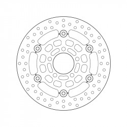 78.B408.19 SERIE ORO DISCO FRENI FLOTTANTE  | BREMBO 78B40819