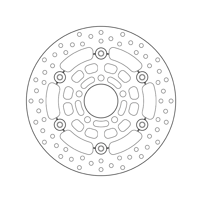 78.B408.19 SERIE ORO DISCO FRENI FLOTTANTE  | BREMBO 78B40819