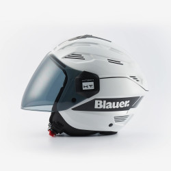 CASCO JET BRAT NERO BIANCO NERO | BLAUER HT