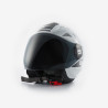 CASCO JET BRAT NERO BIANCO NERO | BLAUER HT