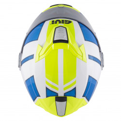 CASCO MODULARE GIVI X.23 SYDNEY PROTECT BIANCO BLU GIALLO | GIVI | HX23FPCWB