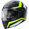 CASCO INTEGRALE AVALON BLAST NERO OPACO BIANCO GIALLO | CABERG