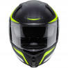 CASCO INTEGRALE AVALON BLAST NERO OPACO BIANCO GIALLO | CABERG