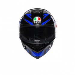 AGV K-5 S MULTI HURRICANE 2.0 BLACK/BLUE CASCO