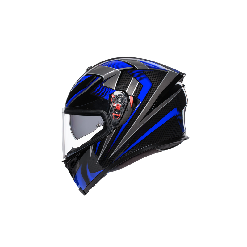 AGV K-5 S MULTI HURRICANE 2.0 BLACK/BLUE CASCO