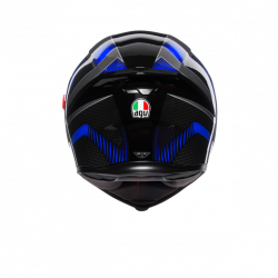 AGV K-5 S MULTI HURRICANE 2.0 BLACK/BLUE CASCO