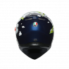 CASCO INTEGRALE K3 SV E2205 MULTI BUBBLE BLUE WHITE YELLOW FLUO | AGV