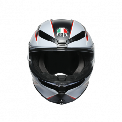 CASCO INTEGRALE K6 E2205 MULTI FLASH MATT BLACK GREY RED | AGV