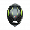 CASCO INTEGRALE K6 E2205 MULTI FLASH GREY BLACK LIME | AGV