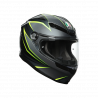 CASCO INTEGRALE K6 E2205 MULTI FLASH GREY BLACK LIME | AGV