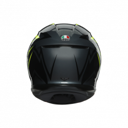 CASCO INTEGRALE K6 E2205 MULTI FLASH GREY BLACK LIME | AGV