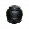 CASCO INTEGRALE K6 E2205 MULTI FLASH GREY BLACK LIME | AGV