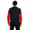 T-SHIRT PADDOCK LS BLU ROSSO LAVA | DAINESE