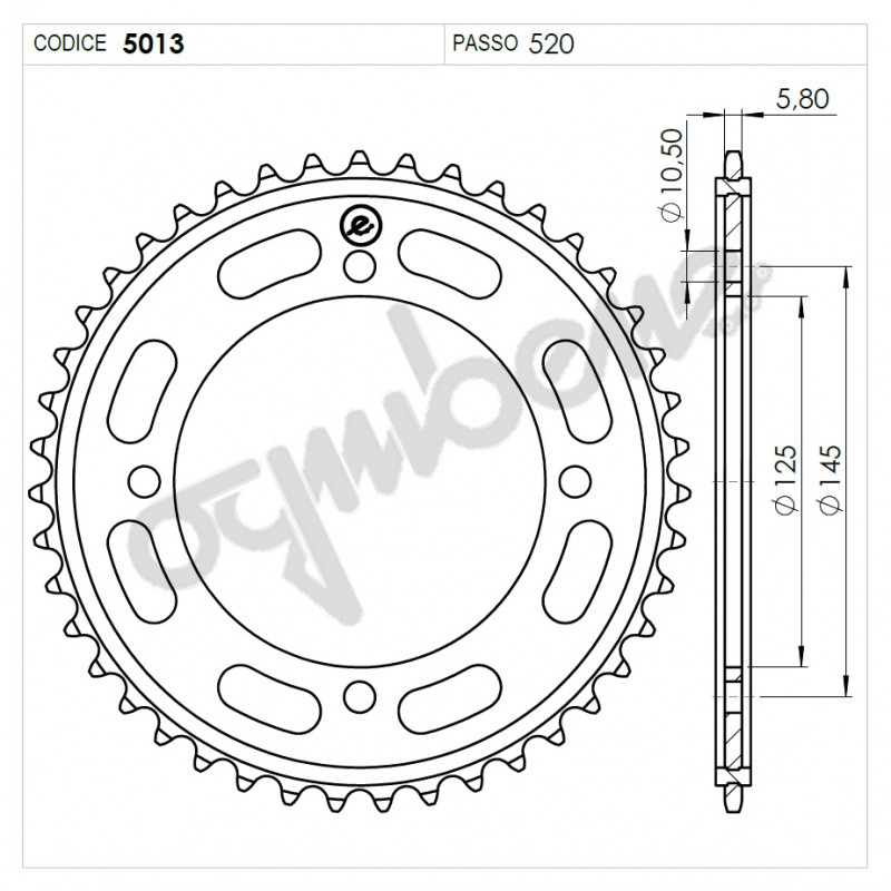 CORONA PROFESSIONALE YAMAHA 400 | OGNIBENE | MPN 365013R45