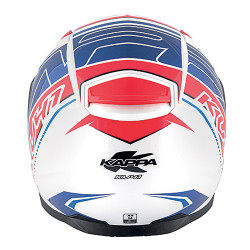 CASCO INTEGRALE KV41 DALLAS BIANCO LUCIDO ROSSO | KAPPA