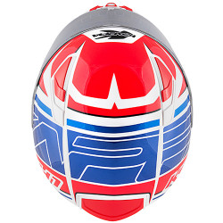 CASCO INTEGRALE KV41 DALLAS BIANCO LUCIDO ROSSO | KAPPA