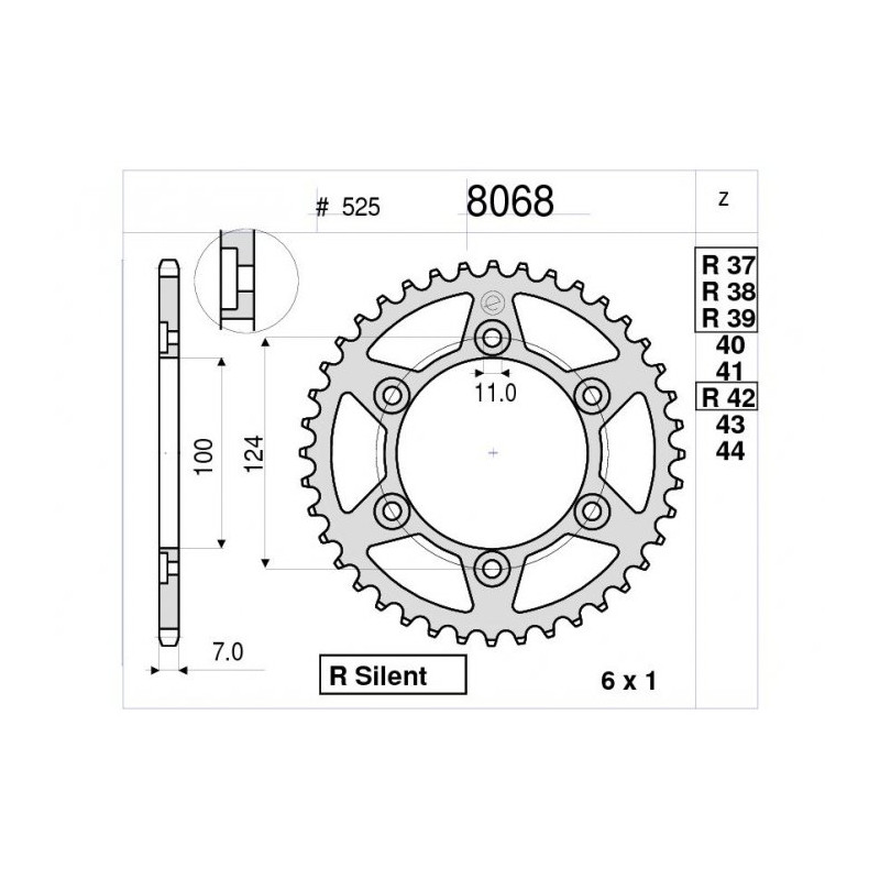 CORONA PROFESSIONALE DUCATI 944 ST2 | OGNIBENE | MPN 368068043