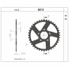 CORONA PROFESSIONALE ERGAL KTM 50 SX 09-13 | OGNIBENE | MPN 368213340