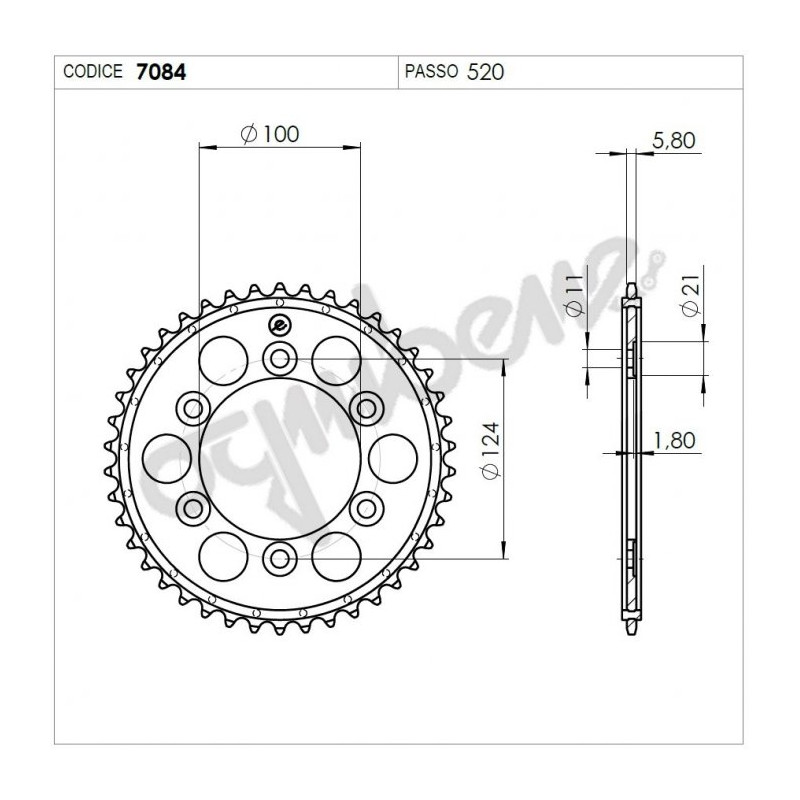 CORONA PROFESSIONALE DUCATI | OGNIBENE | MPN 367084R46