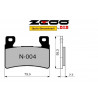 COPPIA PASTIGLIE RACING ZCOO N004 EX | OGNIBENE | MPN 45N00400