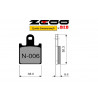 COPPIA PASTIGLIE RACING ZCOO N006 EX | OGNIBENE | MPN 45N00600