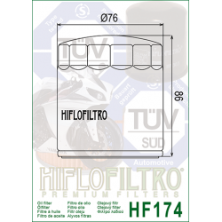 HF174B FILTRO OLIO H.D. V - ROD NERO HF174B | HIFLO FILTRO |  E1717400