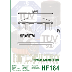 HF184 FILTRO OLIO MOT.MASTER 500 +PREMIUM SCOOTER+ HF184 | HIFLO FILTRO |  E1718400