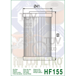 HF155 FILTRO OLIO KTM SX/EXC 450 03 - 525 EXC 03 - HF155 | HIFLO FILTRO |  E1715500