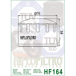 HF164 FILTRO OLIO BMW R1200GS 04 - 12 HF164 | HIFLO FILTRO |  E1716400