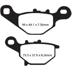 PASTIGLIE FRENO  MESCOLA ORGANICA MOTO CODICE R1223000 | EBC BRAKES | MPN: FA230TT