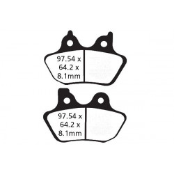 PASTIGLIE FRENO  MESCOLA SEMI SINTERIZZATAIZZATA MOTO CODICE R1340000 | EBC BRAKES | MPN: FA400V