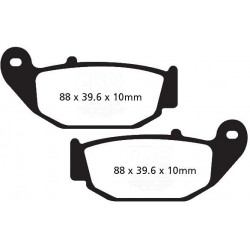 PASTIGLIE FRENO  MESCOLA ORGANICA MOTO CODICE R1262900 | EBC BRAKES | MPN: FA629